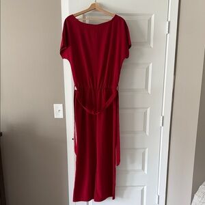 Elegant Red Jumpsuit for Women